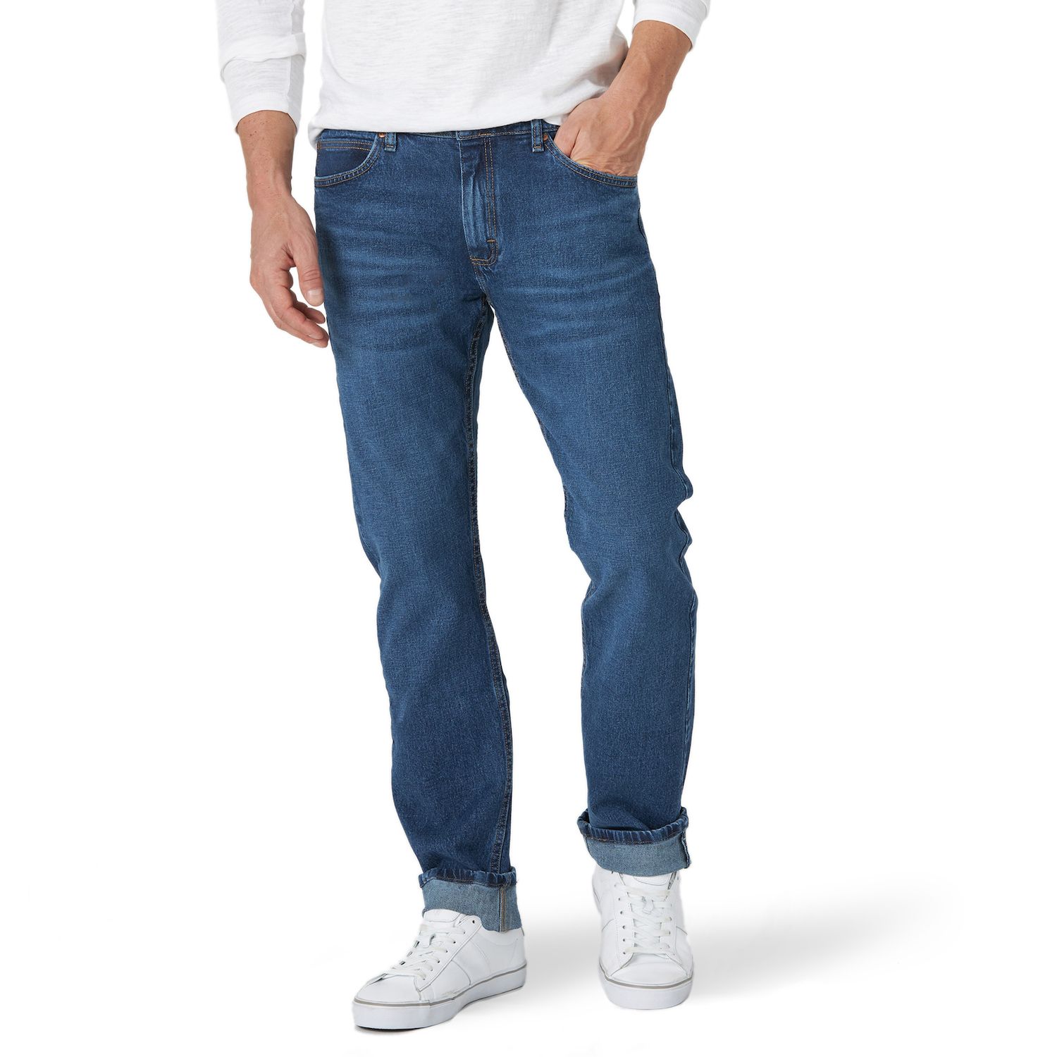 lee modern series athletic fit tapered leg jeans