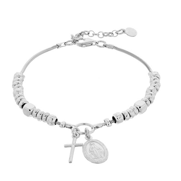 Kohl's silver hot sale charm bracelets