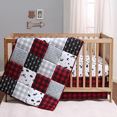 Girl's 2024 Patchwork Adjustable Crib Skirt