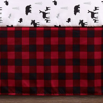 PS by The Peanutshell Buffalo Plaid 3 Piece Crib Bedding Set