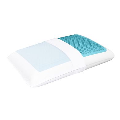 Comfort Revolution Standard Bubble Gel & Memory Foam Pillow