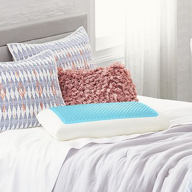 Comfort Revolution Standard Bubble Gel & Memory Foam Pillow