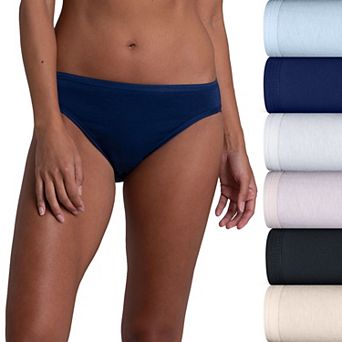 Women's Fruit of the Loom® 6 -Pack Cotton Bikini Brief Set 6DKBKAP