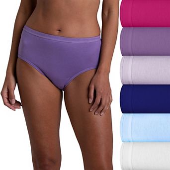 Women's Fruit of the Loom® 6-Pack Signature Cotton Brief Panty Set 6DKBRAP