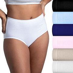Fruit of the Loom Women's Assorted (Assorted Breathable Micro-Mesh Low-Rise  Brief 5pk, 6) at  Women's Clothing store