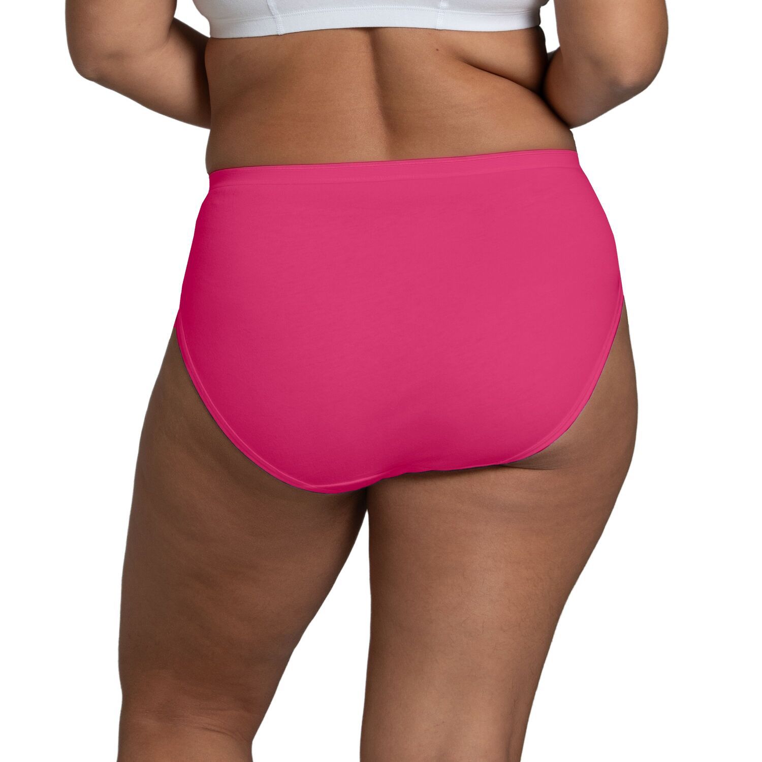 Hanro Invisible Cotton Hi Cut Brief Panty in 1794 - Mahogany at Nords