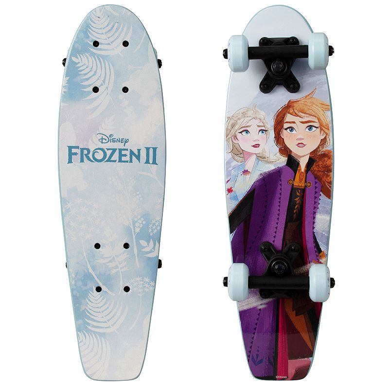 Disneys Frozen 2 Kids 21-Inch Complete Skateboard by PlayWheels, White