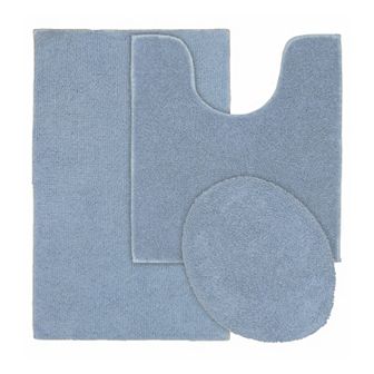 Garland Rug Royalty Cotton Solid Plush 3 pc Bath Set