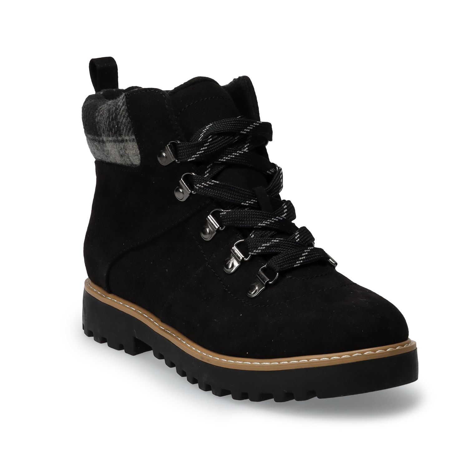 kohls womens boots black