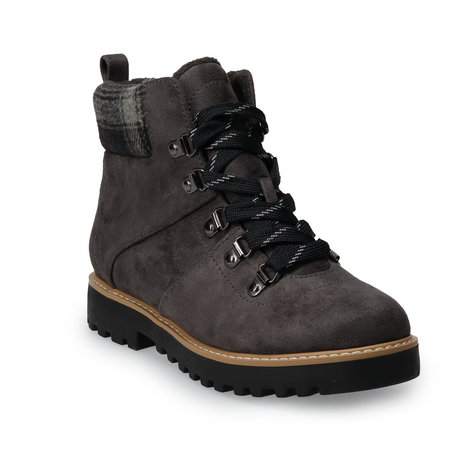 kohls womens grey boots
