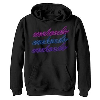 Boys 8-20 Fifth Sun Weekends Neon Fleece Pullover Graphic Hoodie