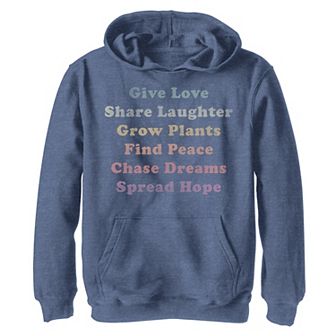 Boys 8-20 Fifth Sun Love List Fleece Pullover Graphic Hoodie