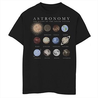 Boys 8-20 Sun And Planets Lineup Graphic Tee