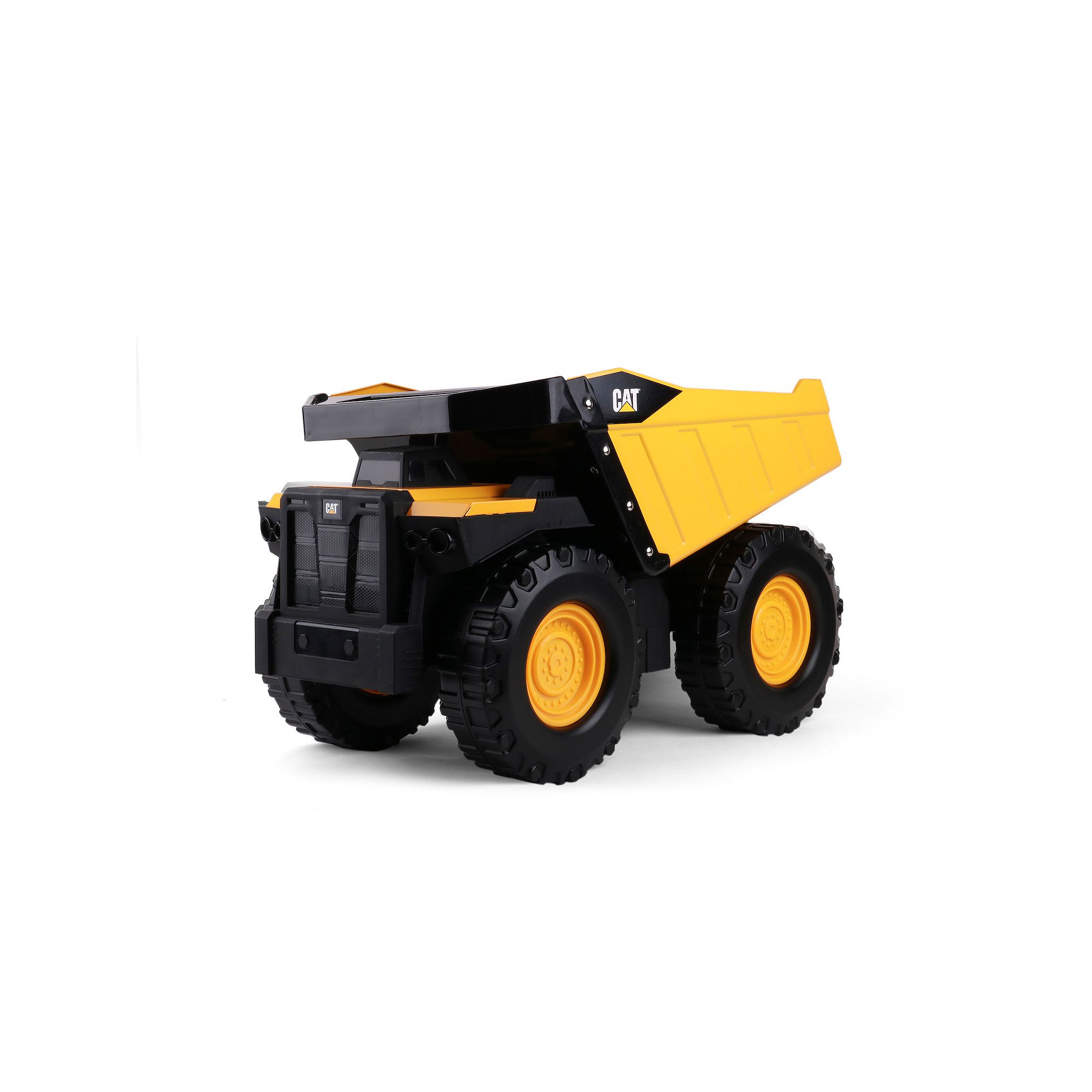 CAT Mighty Steel Dump Truck Toy, Yellow