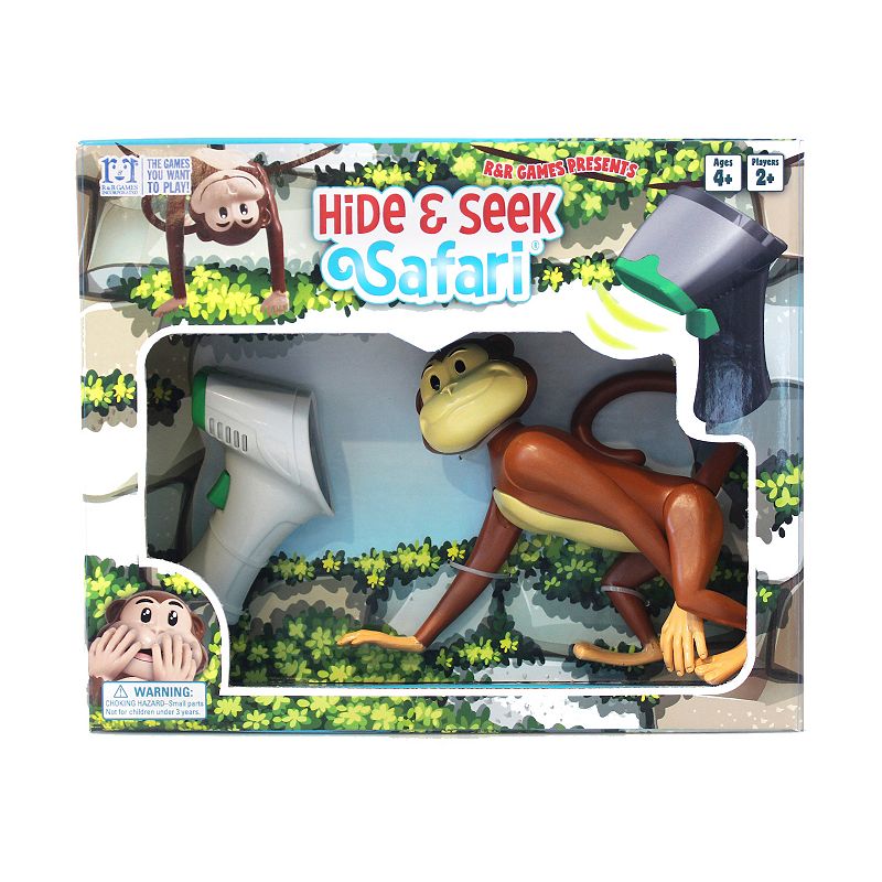 38010129 R&R Games Hide & Seek Safari - Monkey, Multicolor sku 38010129