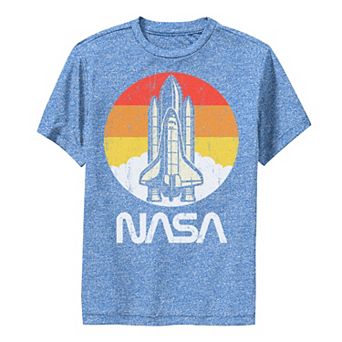 Boys 6-20 NASA Sunset Shuttle Lift Off Performance Graphic Tee