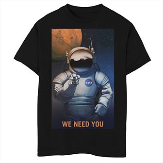 Boys 8-20 NASA We Need You For Mars Recruiting Graphic Tee