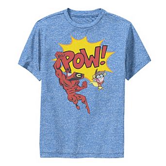 Boys 6-20 Nickelodeon The Fairly OddParents Cleft And Crimson Chin POW Performance Graphic Tee