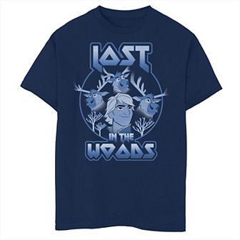 Disney's Frozen 2 Boys 8-20 Kristoff & Sven Lost In The Woods Graphic Tee