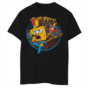 Boys 8-20 Nickelodeon SpongeBob Squarepants Band Graphic Tee