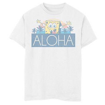 Boys 8-20 Nickelodeon SpongeBob SquarePants Aloha Vintage Sunset Graphic Tee