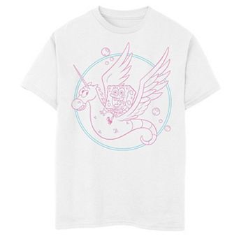 Boys 8-20 Nickelodeon SpongeBob SquarePants Unicorn Seahorse Joy Graphic Hoodie Graphic Tee