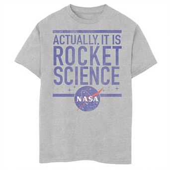 Boys 8-20 NASA Actually It Is Rocket Science Graphic Tee