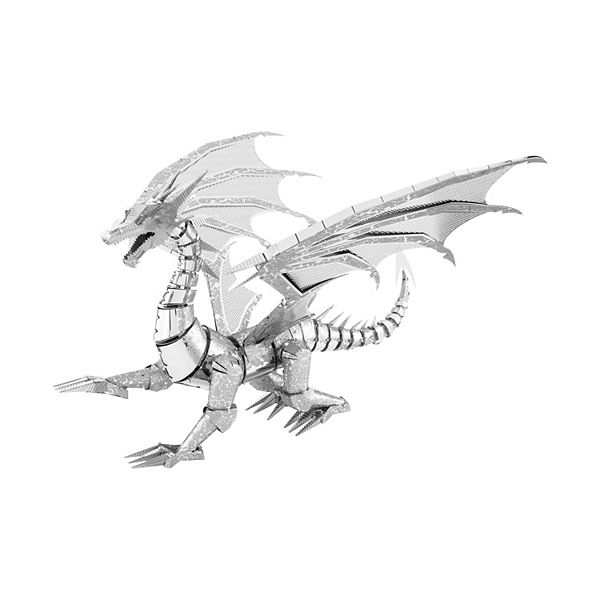 Fascinations Metal Earth ICONX Blue Dragon 3D Metal Model Kit 
