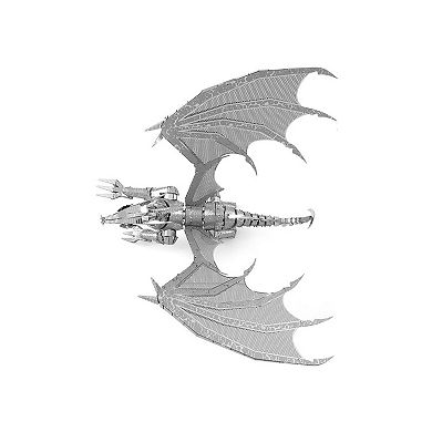 Fascinations Metal Earth ICONX 3D Metal Model Kit - Silver Dragon