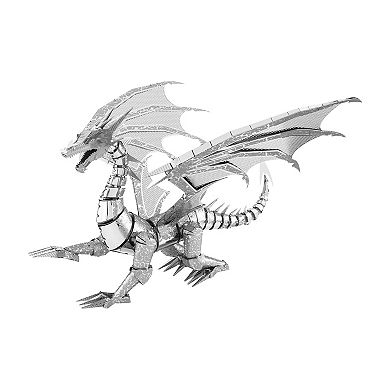 Fascinations Metal Earth ICONX 3D Metal Model Kit - Silver Dragon