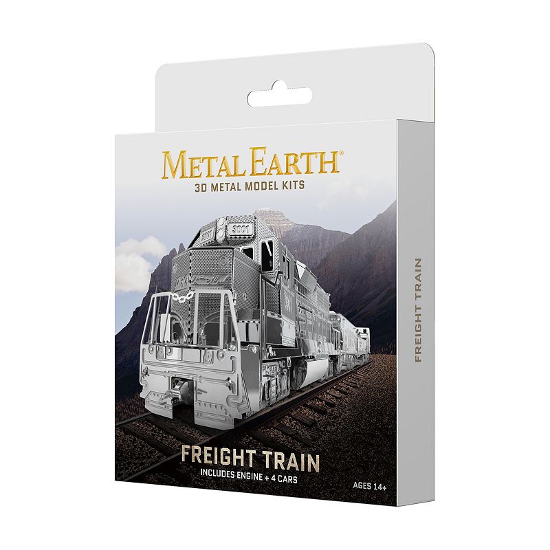 Fascinations Metal Earth 3D Metal Model Kit - Freight Train Box Set, Multic