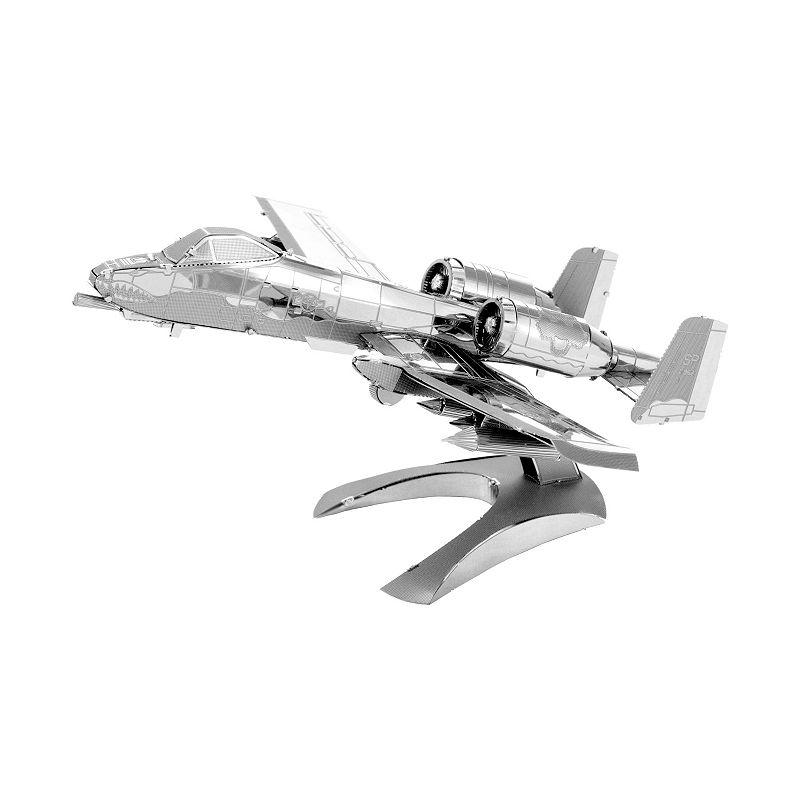 Fascinations Metal Earth 3D Metal Model Kit - A-10 Warthog, Multicolor