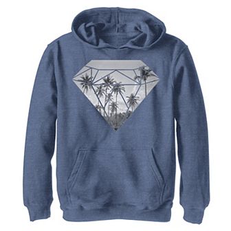 Boys 8-20 Diamond Palm Tree Sunset Streetwear Pullover Graphic Hoodie
