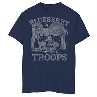 Disney Pixar's Bug's Life Boys 8-20 Blueberry Troops Graphic Tee