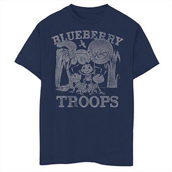 Disney Pixar's Bug's Life Boys 8-20 Blueberry Troops Graphic Tee