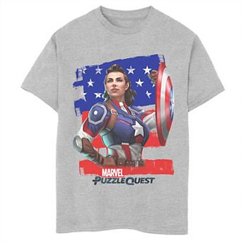 Boys 8-20 Marvel Puzzle Quest Spider-Man Miles Morales Graphic Tee