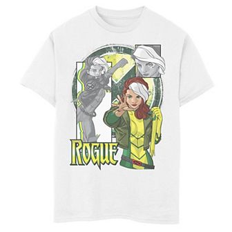 Boys 8-20 Marvel X-Men Rogue Collage Panel Logo Graphic Tee