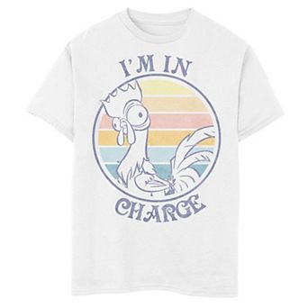 Disney's Moana Boys 8-20 Hei Hei I'm In Charge Sunset Fleece Graphic Tee