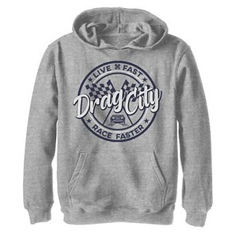 Disney / Pixar Cars Boys 8-20 Drag City Circle Logo Pullover Hoodie
