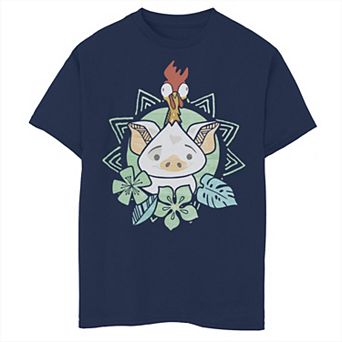 Disney's Moana Boys 8-20 Pua & Heihei Graphic Tee