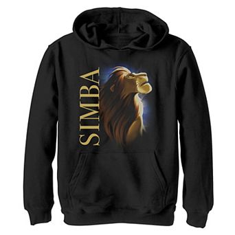 Disney's The Lion King Boys 8-20 Simba Dark Portrait Pullover Hoodie
