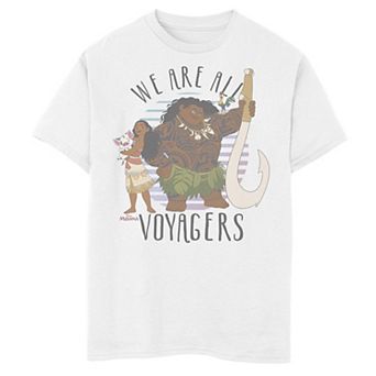 Disney's Moana Boys 8-20 We Are All Voyagers Graphic Tee