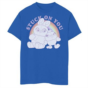 Disney / Pixar's Toy Story 4 Ducky & Bunny Boys 8-20 Stuck On You Graphic Tee