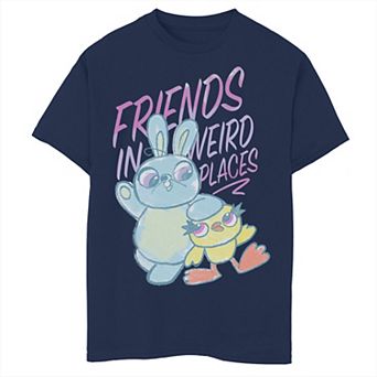 Disney / Pixar's Toy Story 4 Ducky & Bunny Boys 8-20 Friends Sketch Graphic Tee