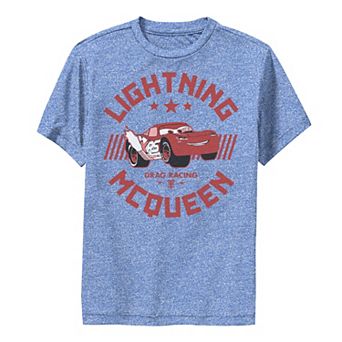 Disney / Pixar's Cars Lighting McQueen Boys 8-20 Circle Poster Performance Graphic Tee