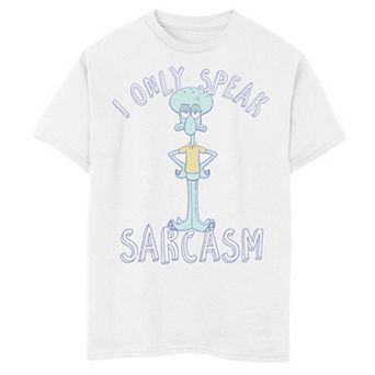 Boys 8-20 Nickelodeon SpongeBob SquarePants Squidward Sarcasm Graphic Tee