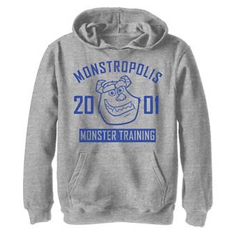 Disney / Pixar Monsters University Boys 8-20 Monstropolis 2001 Pullover Hoodie