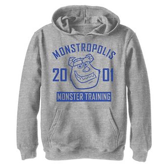 Disney / Pixar Monsters University Boys 8-20 Monstropolis 2001 Pullover Hoodie