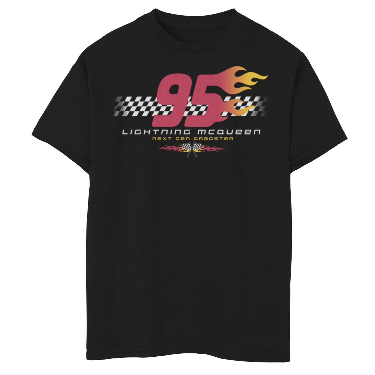 Image for Disney / Pixar Cars Boys 8-20 McQueen 95 Flame Finish Graphic Tee at Kohl's.