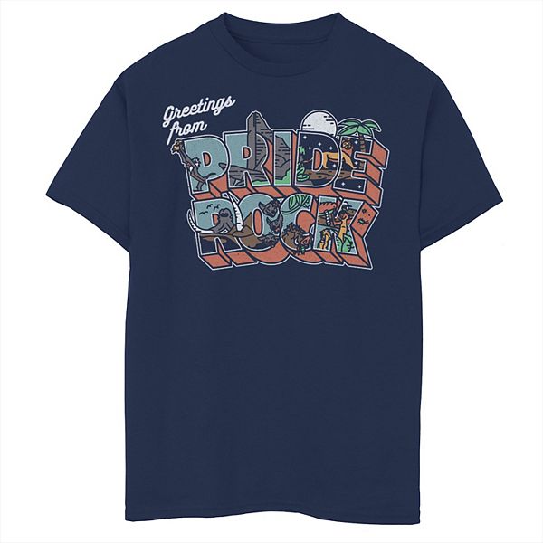 Disney's The Lion King Boys 8-20 Greetings From Pride Rock Graphic Tee